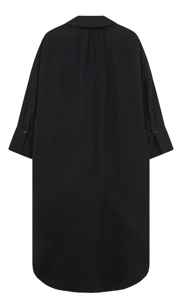 Artist Linen dress - coal