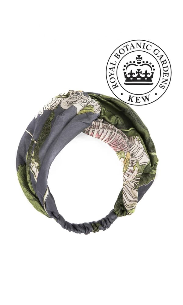 Passionflower grey headband 