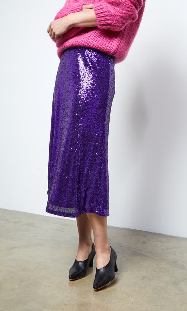 Sequinned skirt