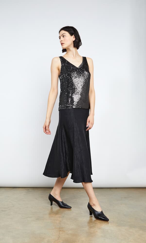 Sequin tank top