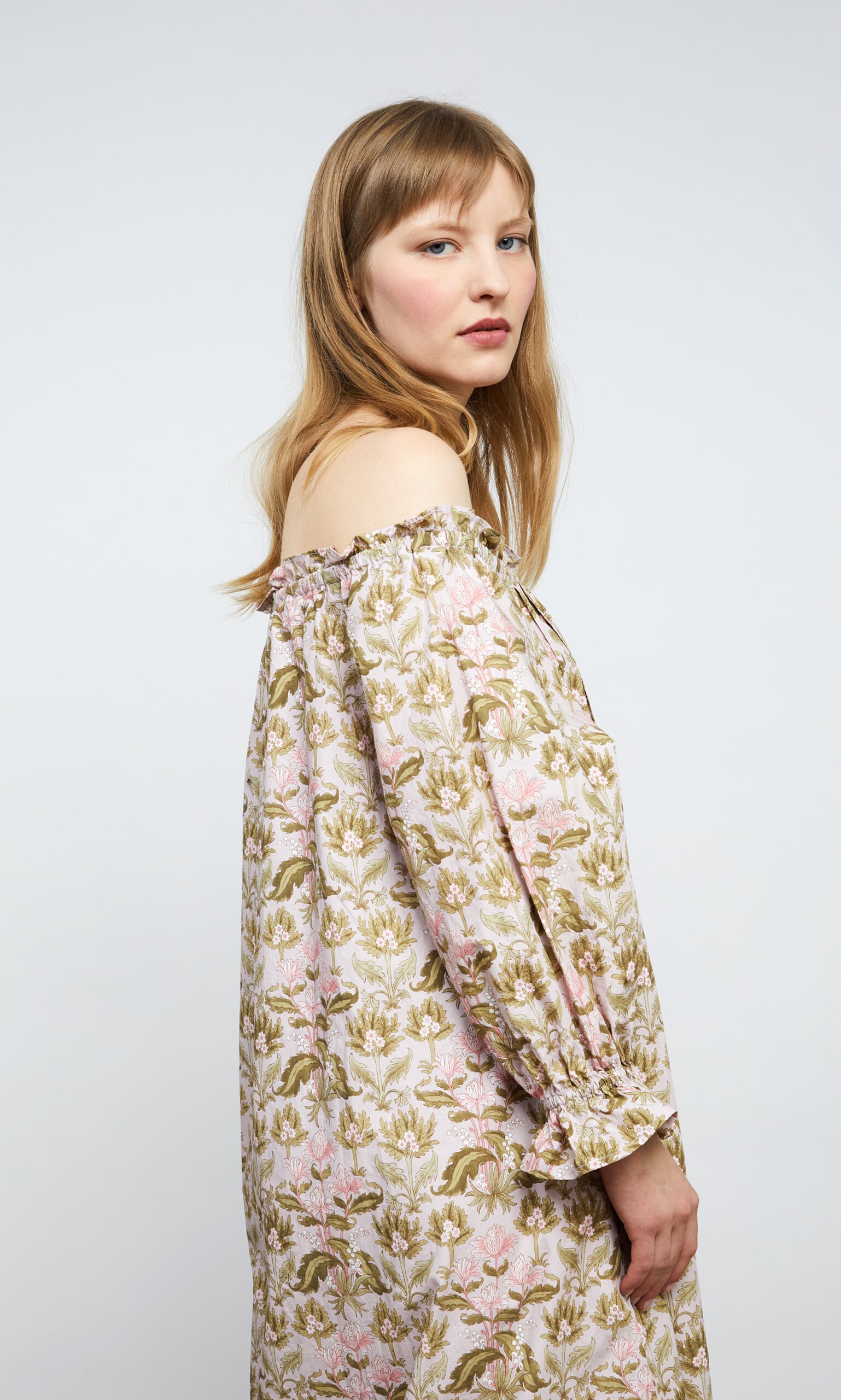 Garden print dress