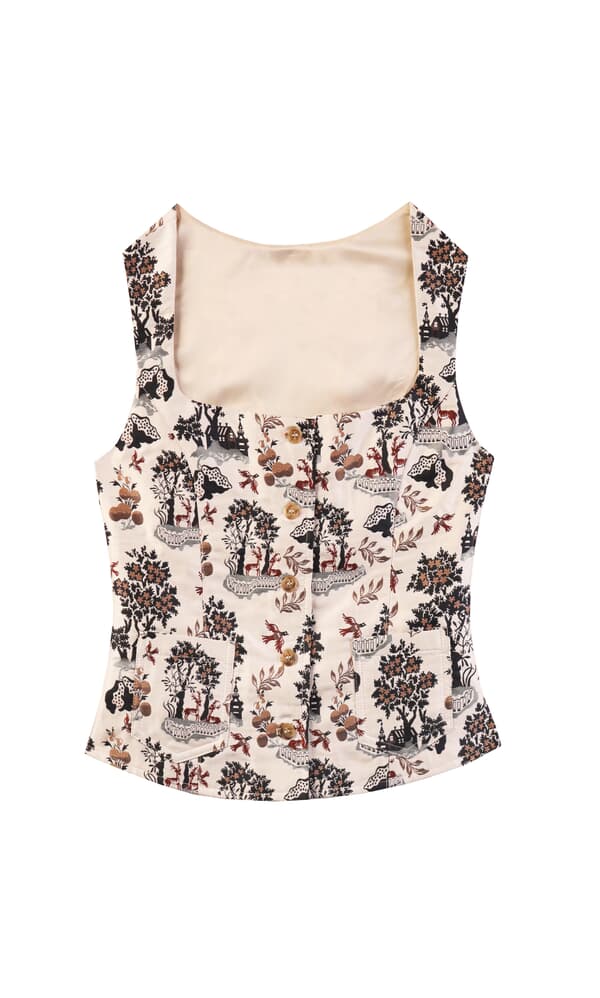 Doe waisted top