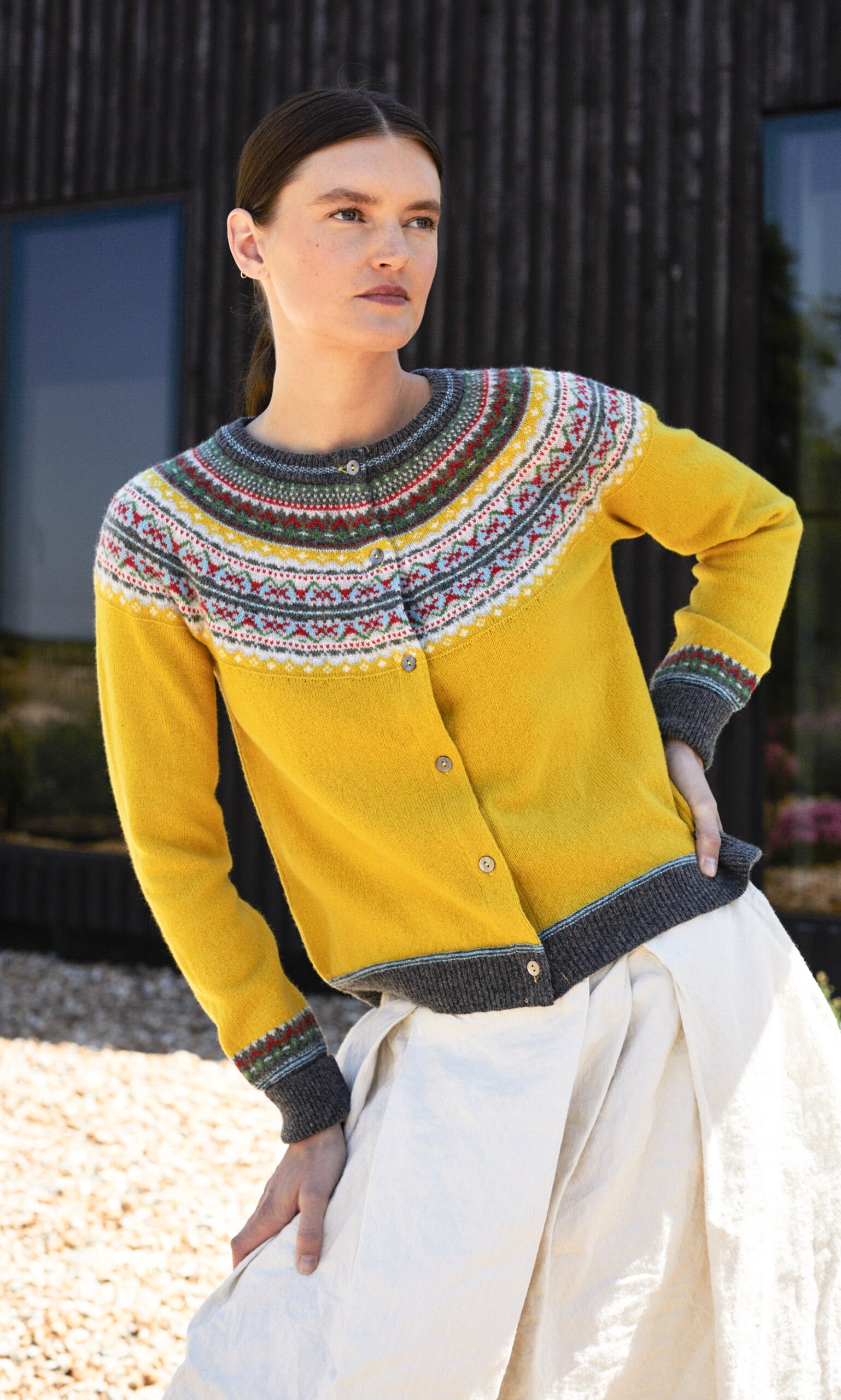 Yellow fair deals isle sweater