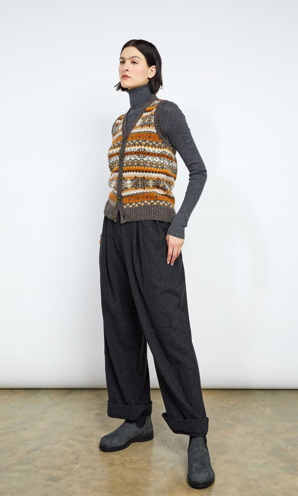 Melton brown waistcoat