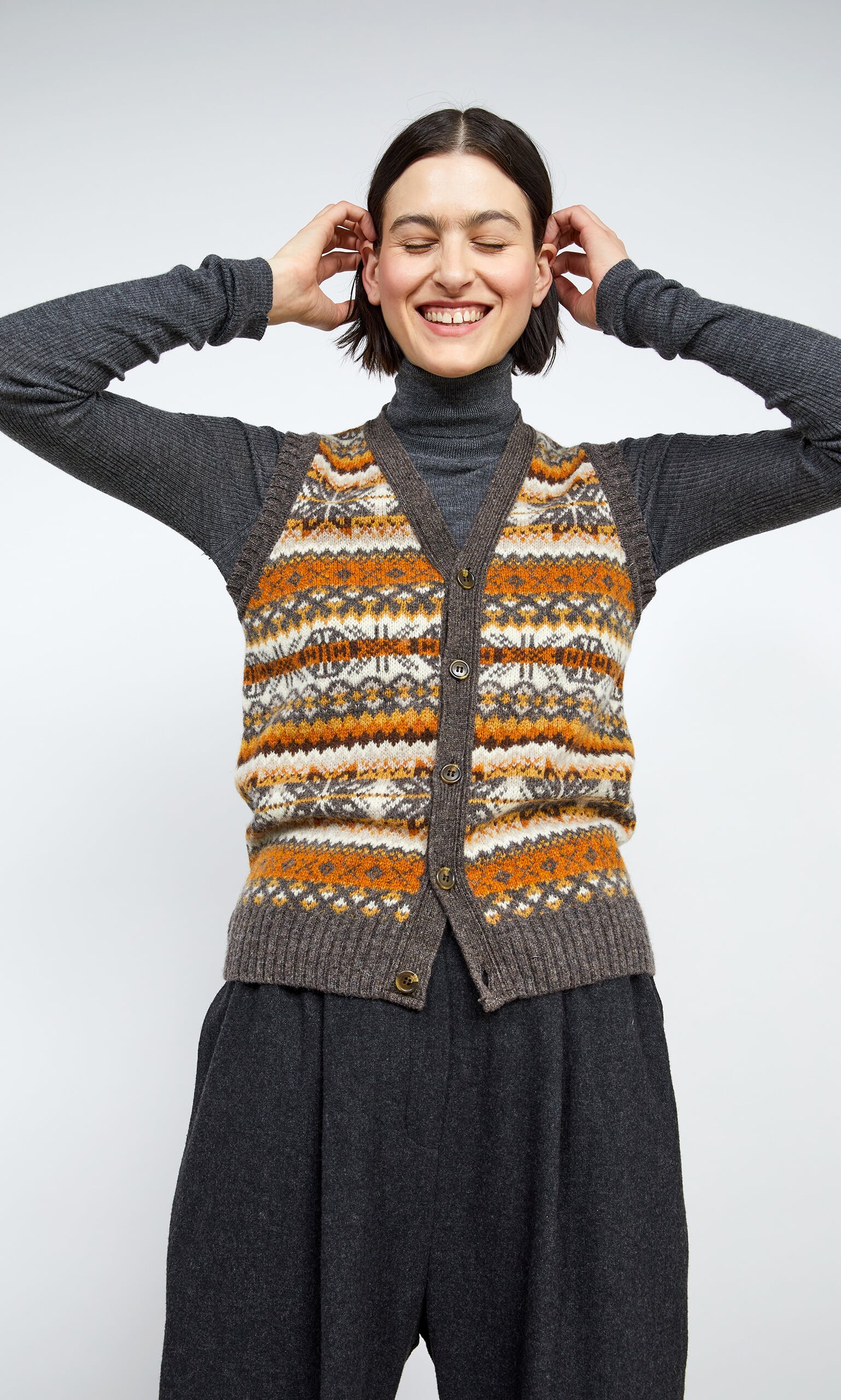 Melton brown waistcoat