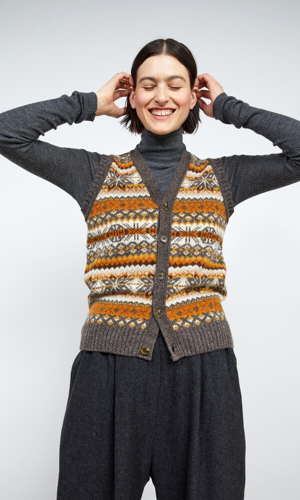 Melton brown waistcoat