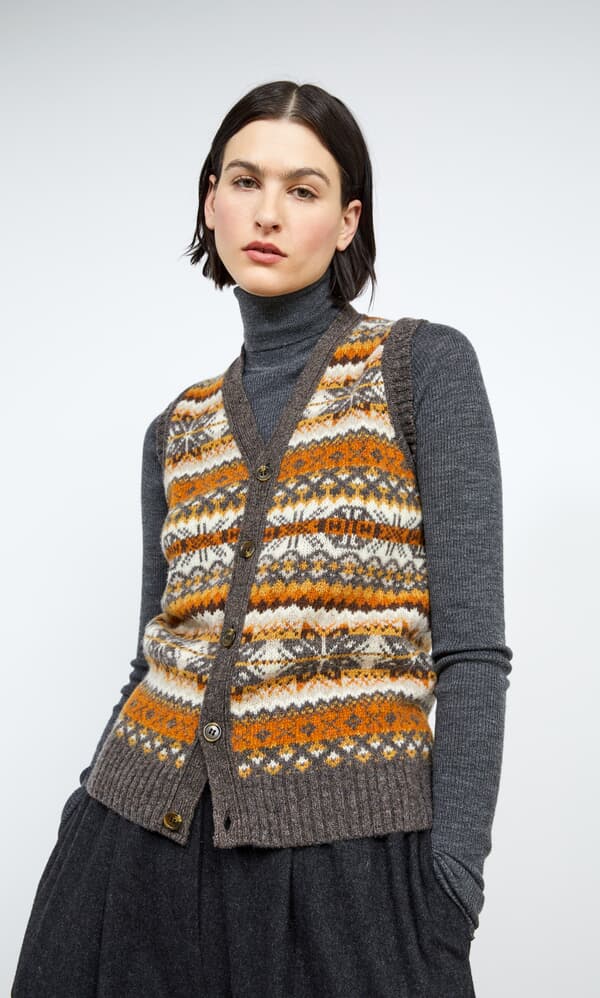 Melton brown waistcoat