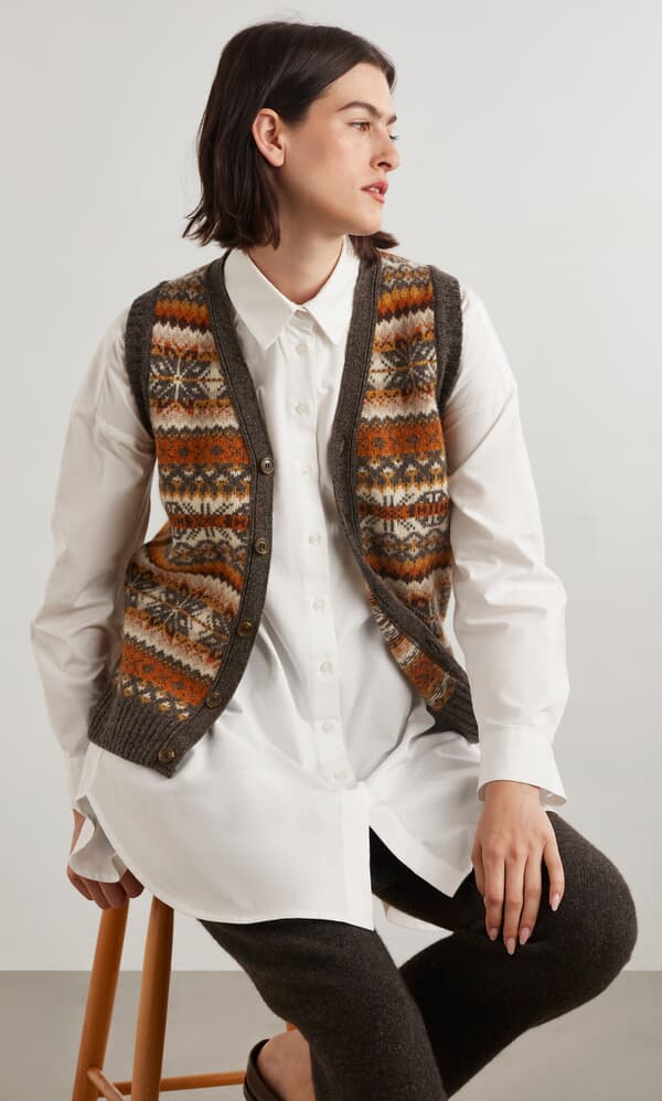 Melton brown waistcoat