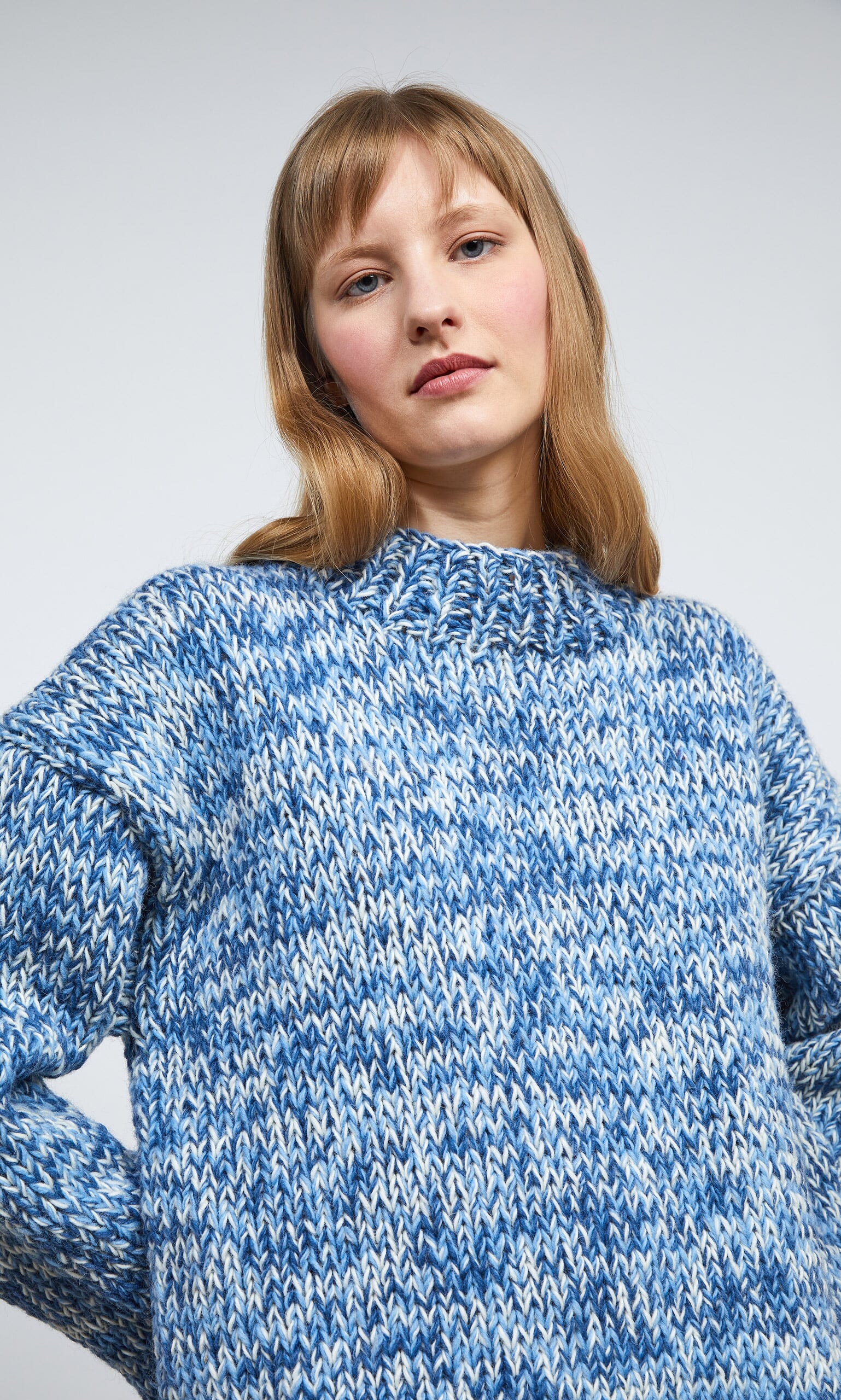 Loudon blue jumper - Plümo Ltd