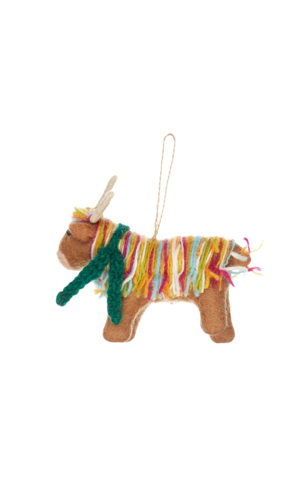 Big highland cow decoration