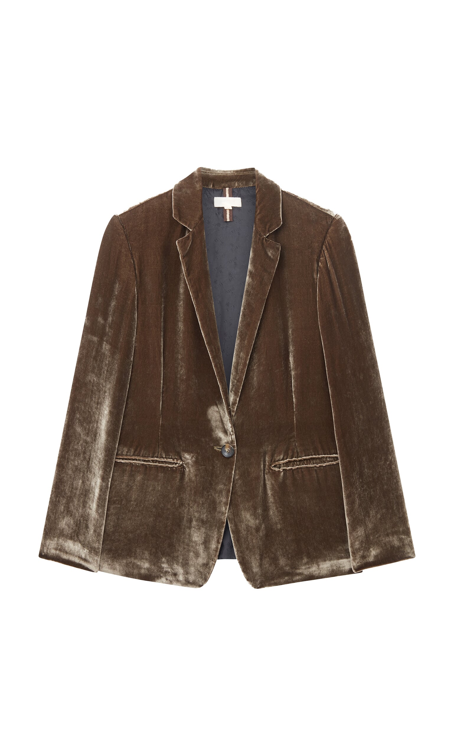 Sage velvet jacket