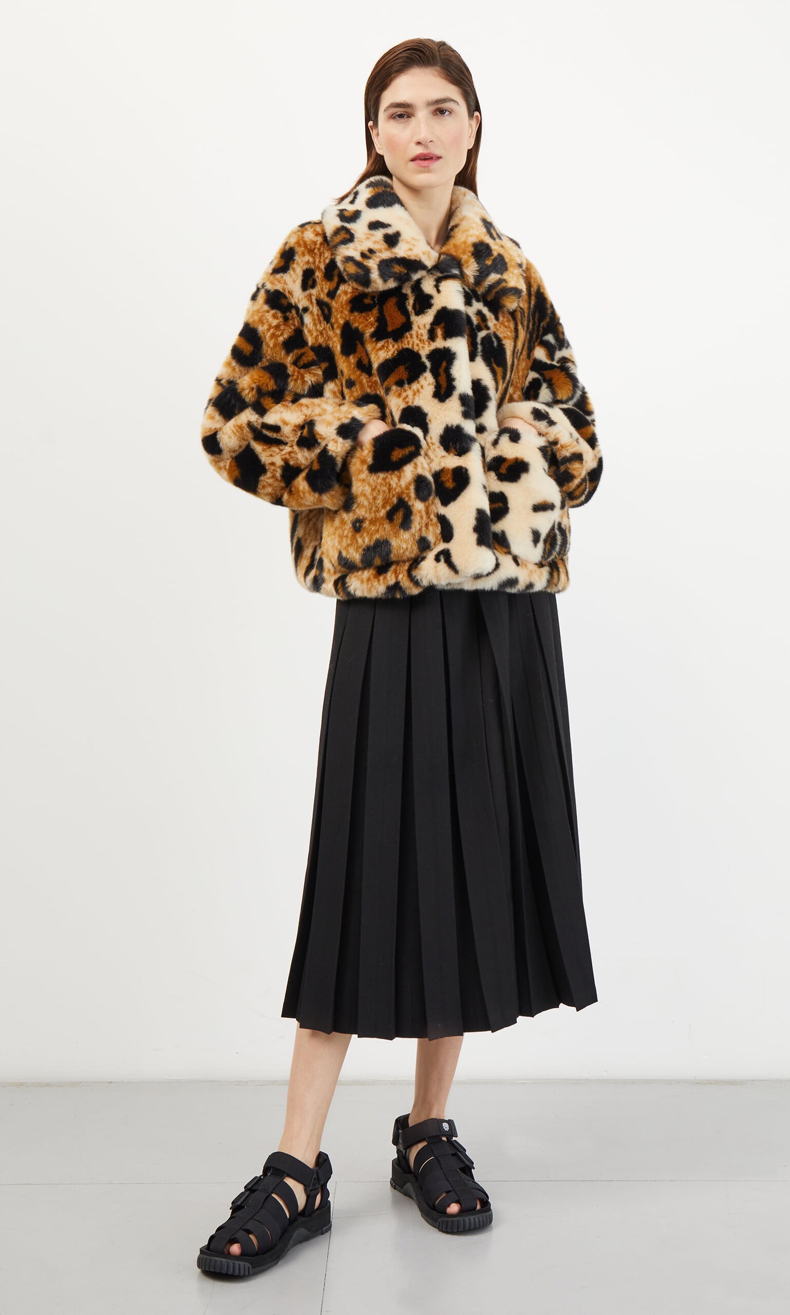 Traci leopard coat - Plümo Ltd