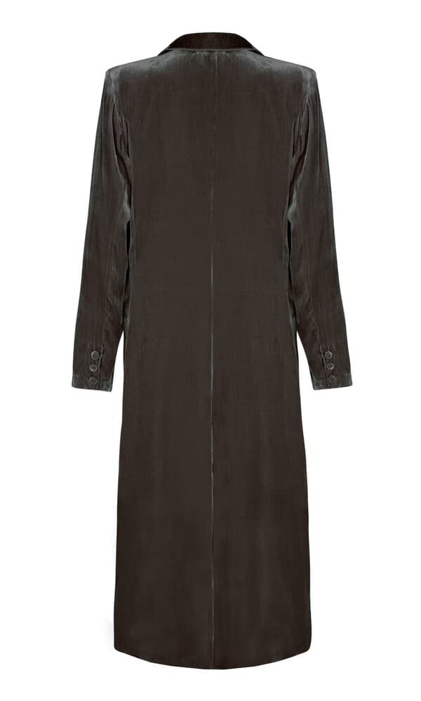 Mink velvet coat