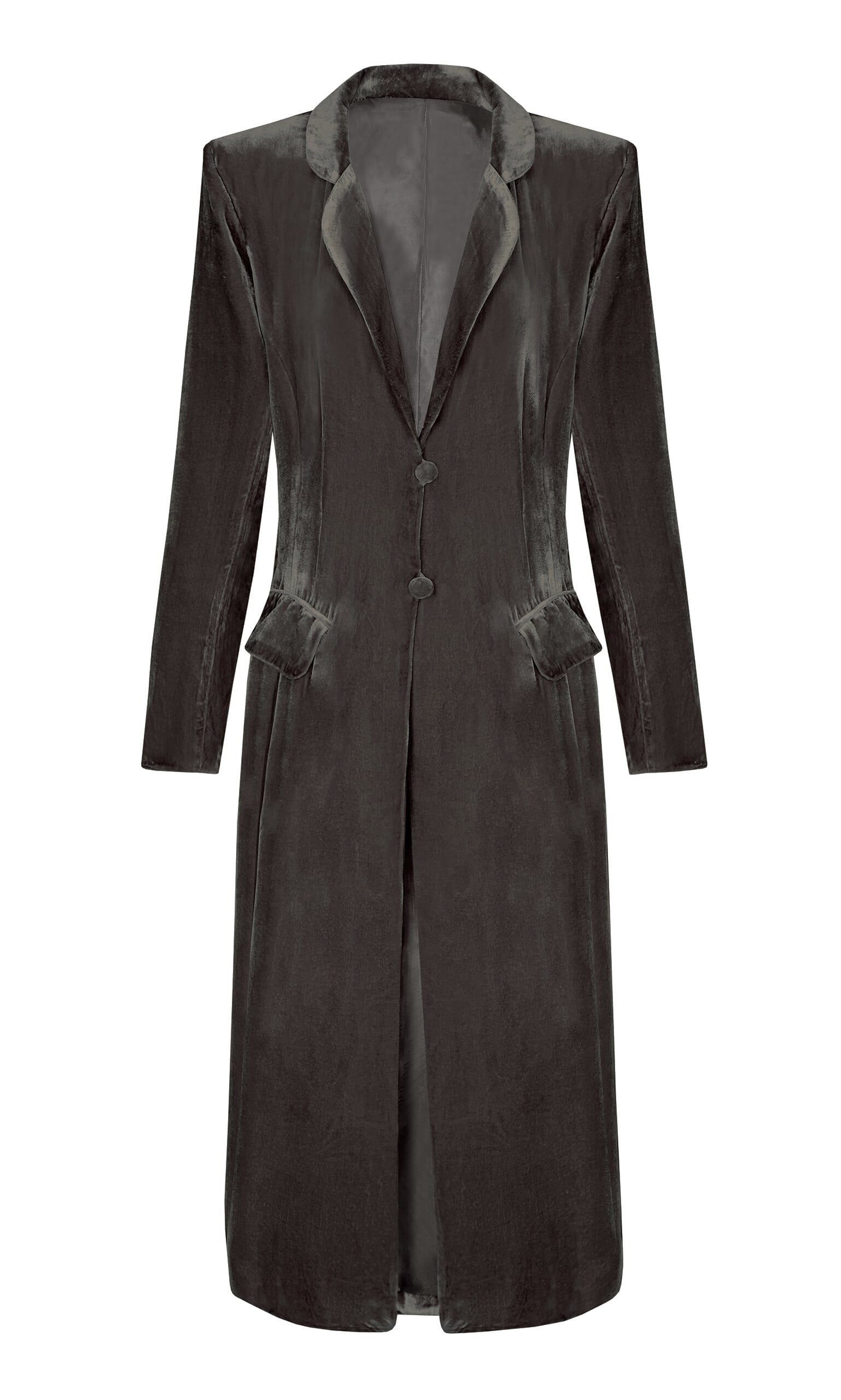 Mink velvet coat