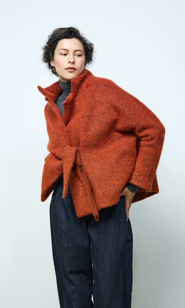 Boiled wool jacket