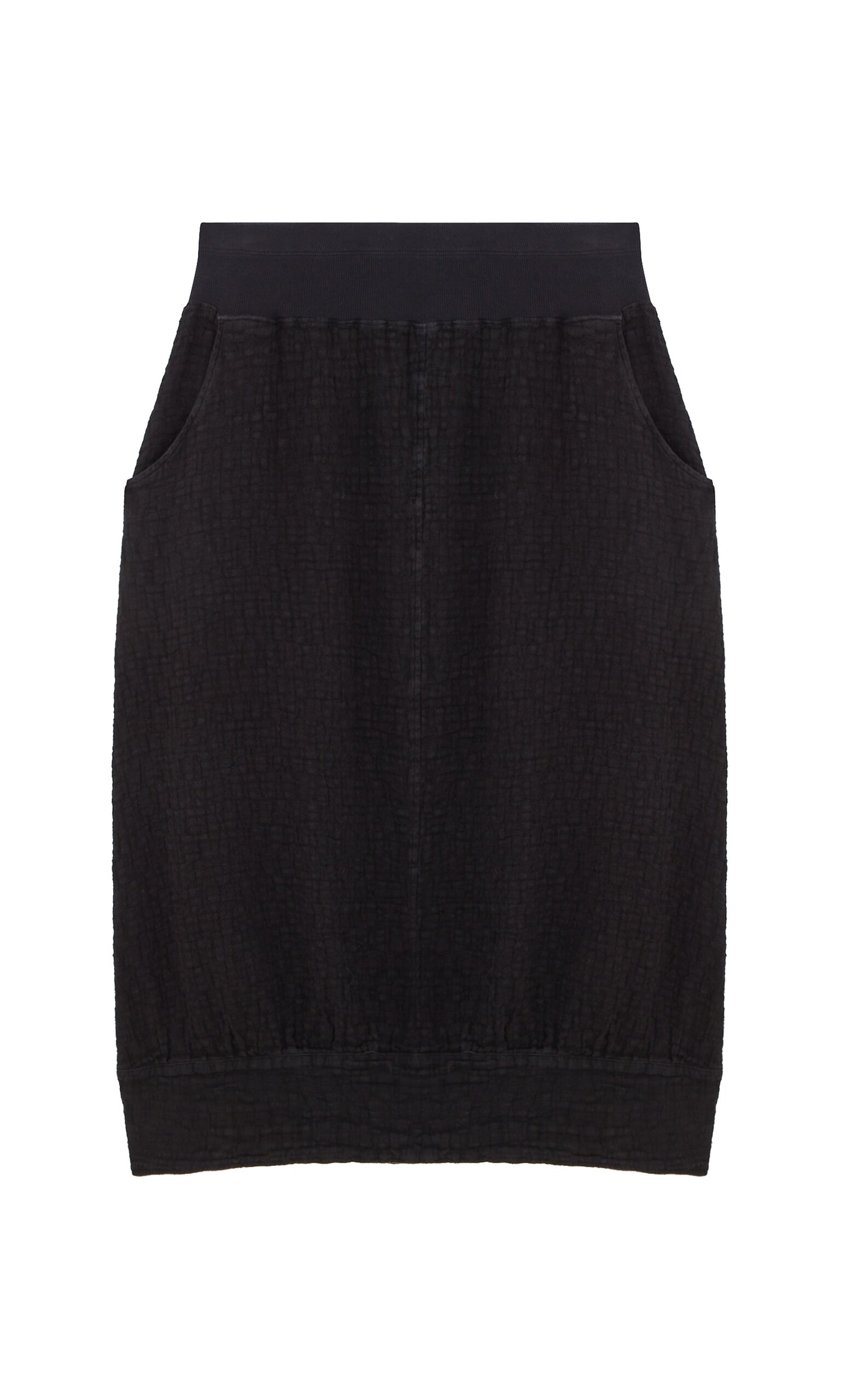 Black crinkle skirt - Plümo Ltd