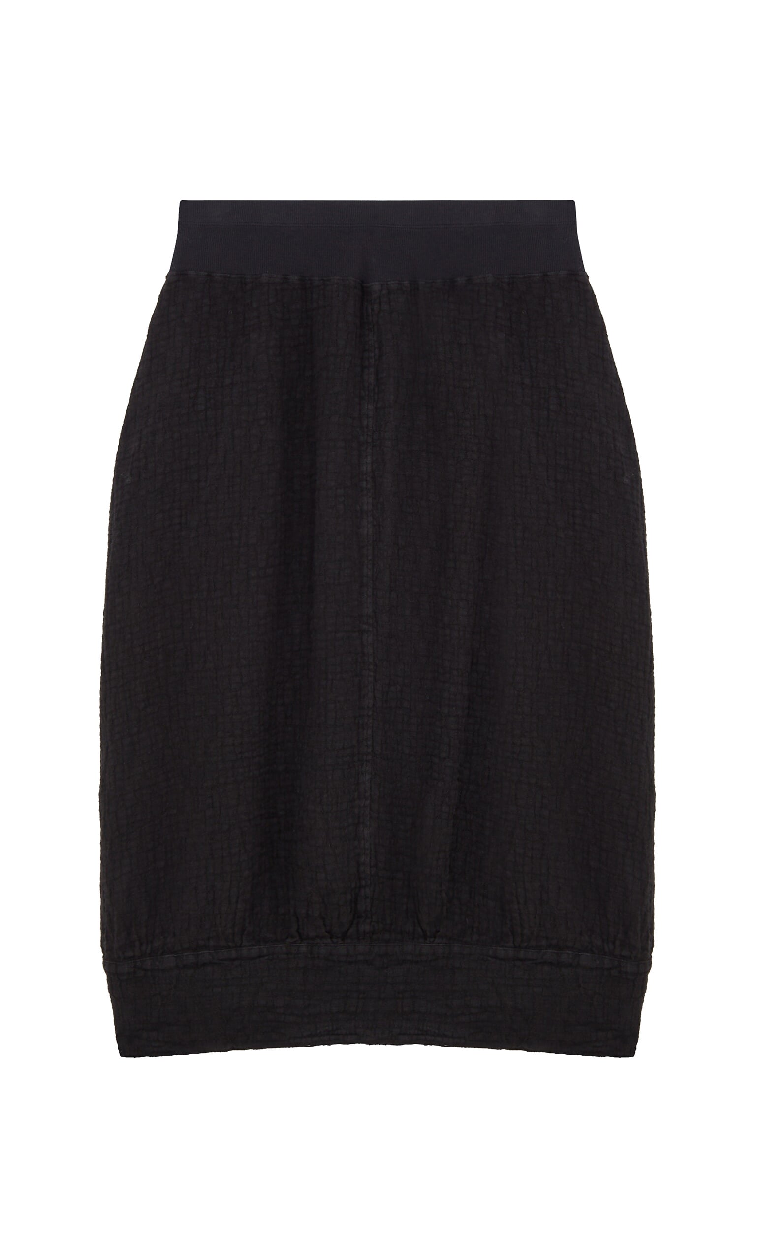 Black crinkle skirt - Plümo Ltd