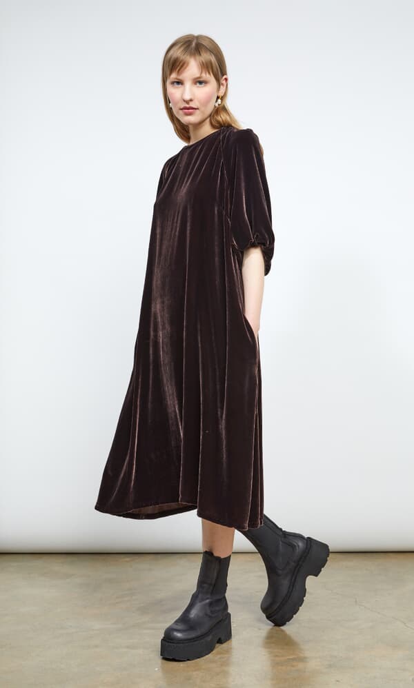 Audrey velvet dress