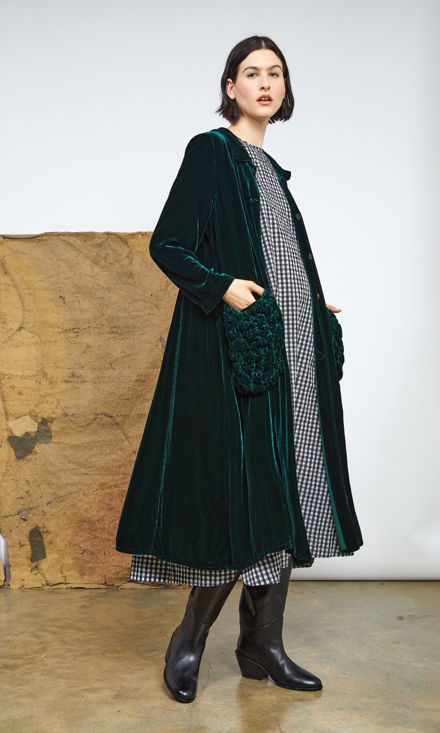 Austin velvet coat