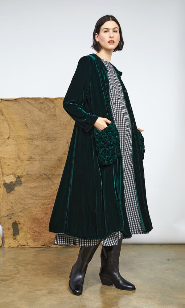 Austin velvet coat