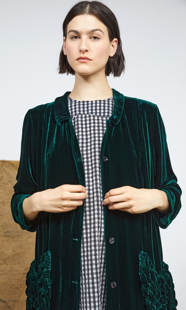Austin velvet coat