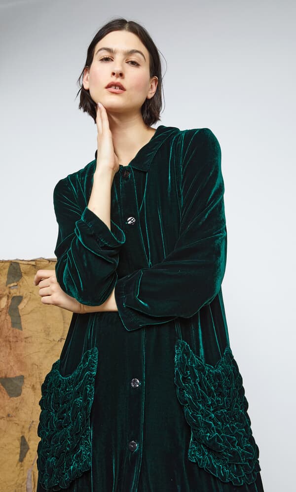 Austin velvet coat