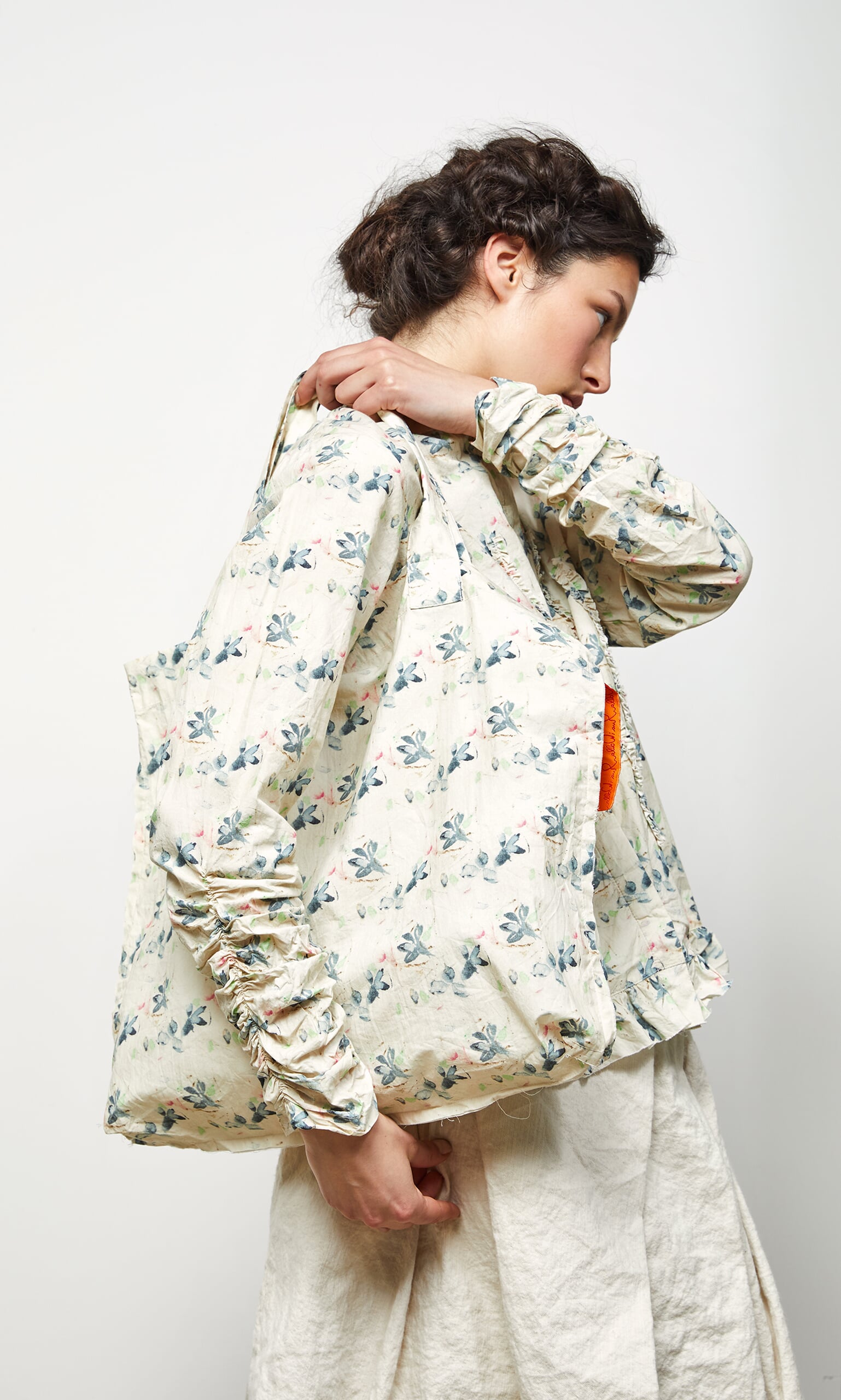 Flower cotton bag