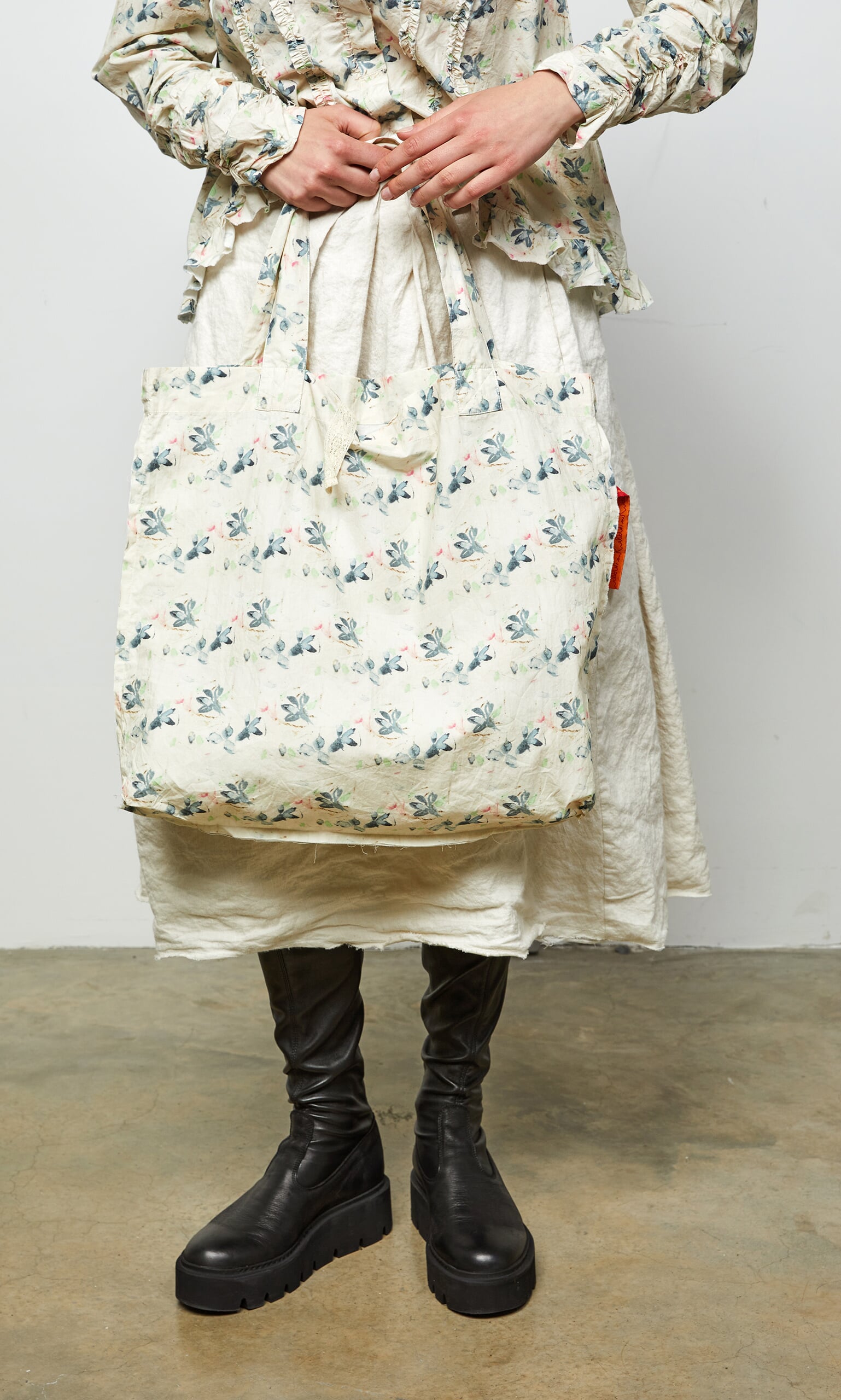 Flower cotton bag