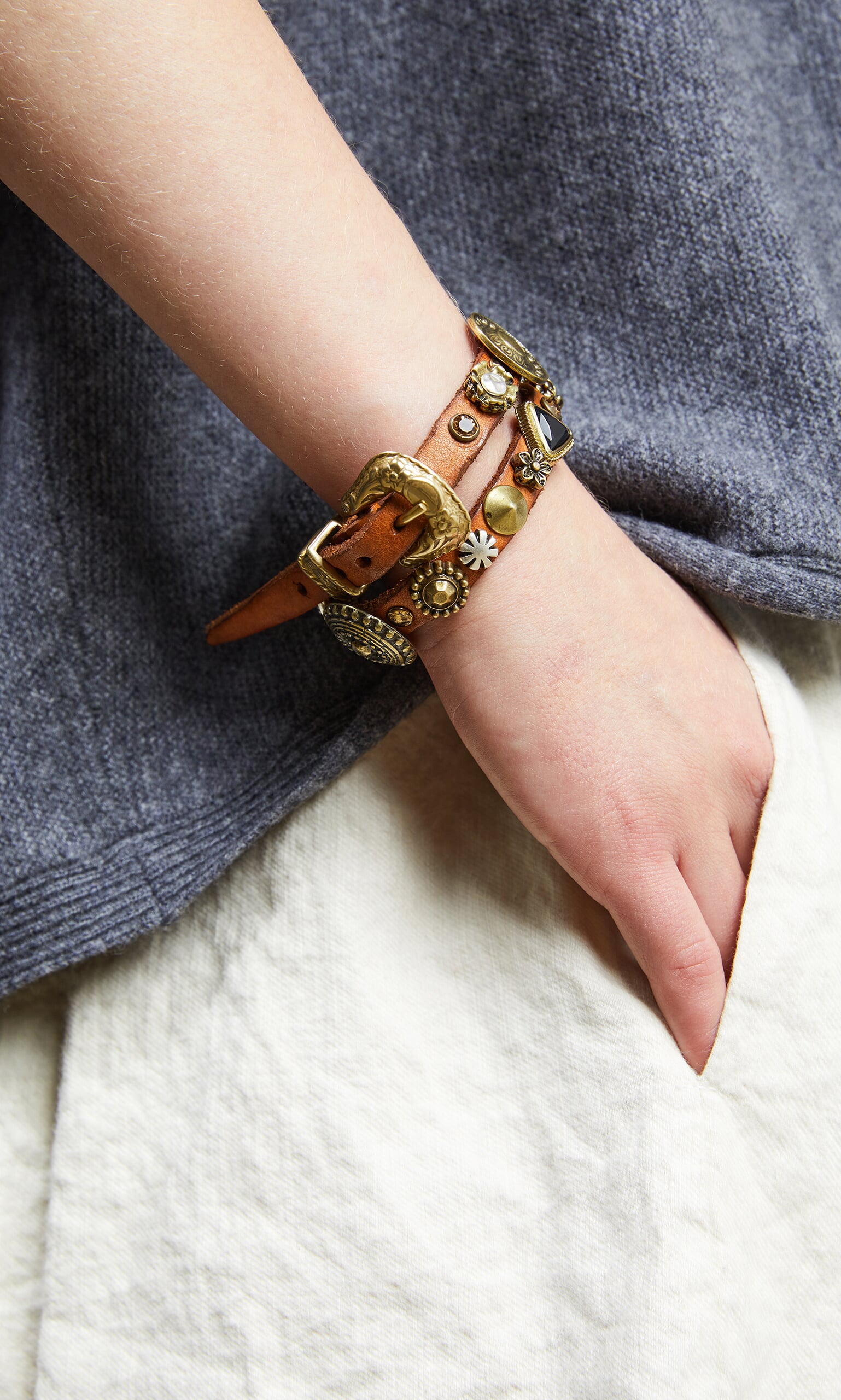 Borgie leather bracelet