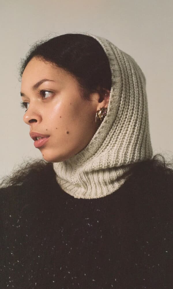 Ivory balaclava