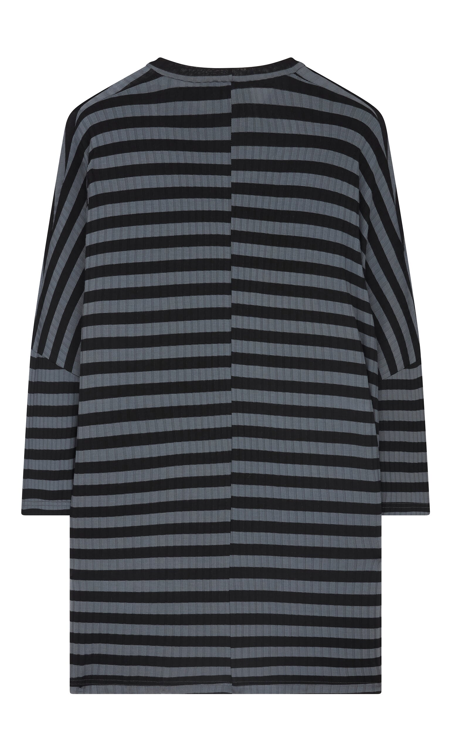 Mela jersey top - grey stripe