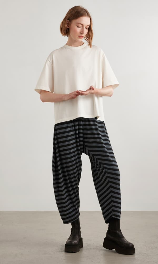 Oyster Catcher Pants - Grey Stripe