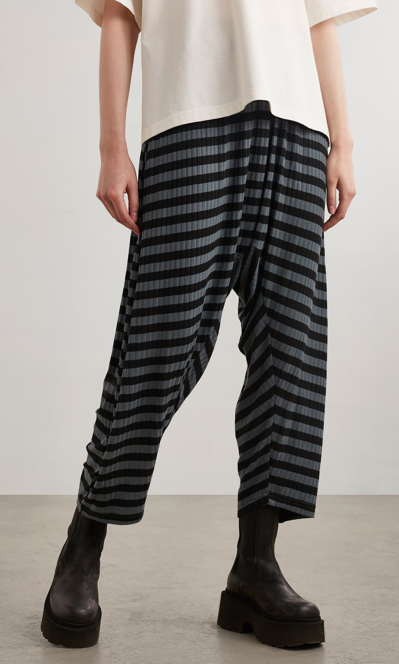 Oyster Catcher Pants - Grey Stripe