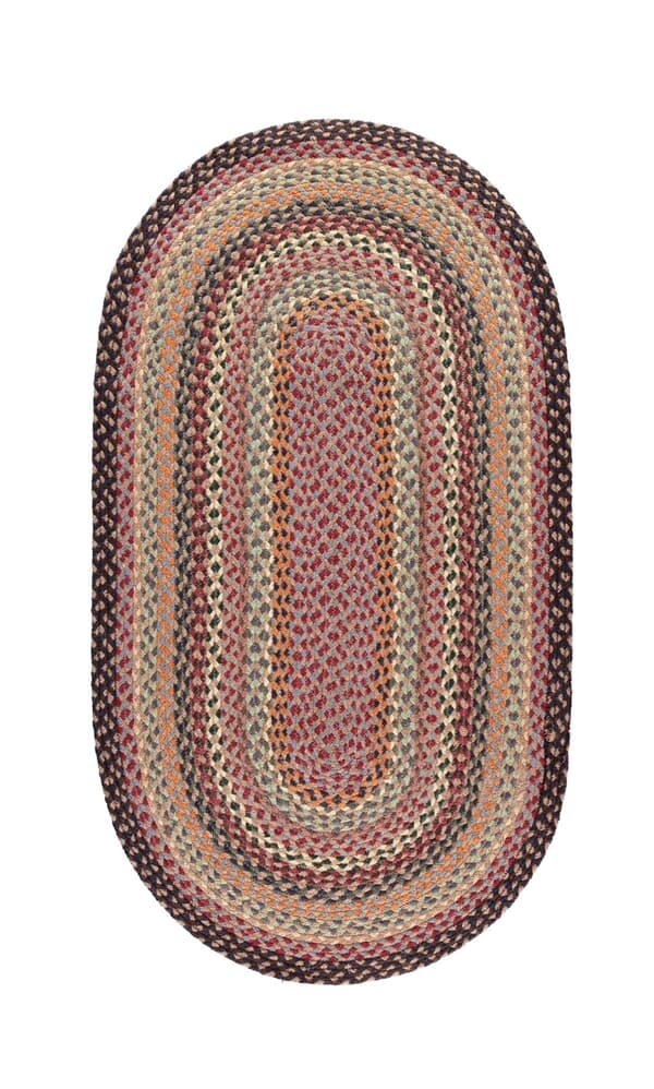 Woven runner - dusky blue