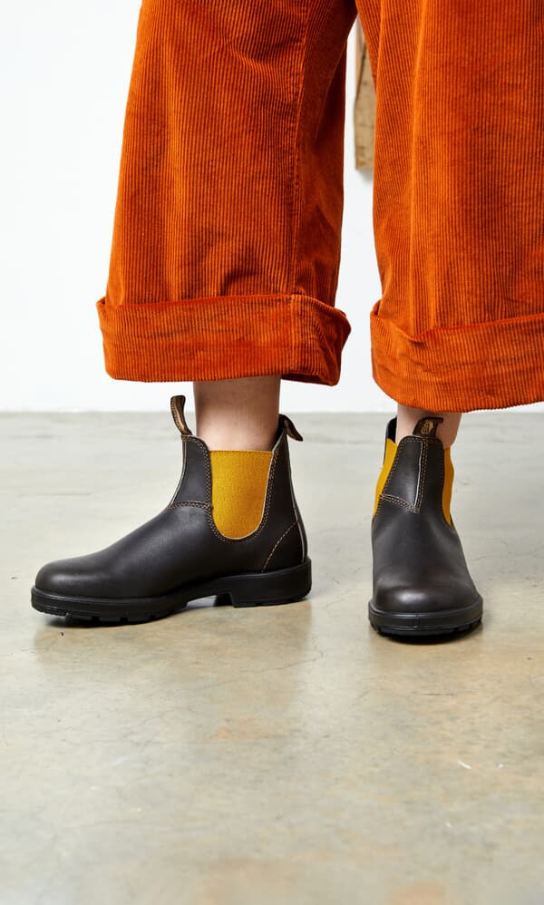 Blundstone boots -brown /mustard