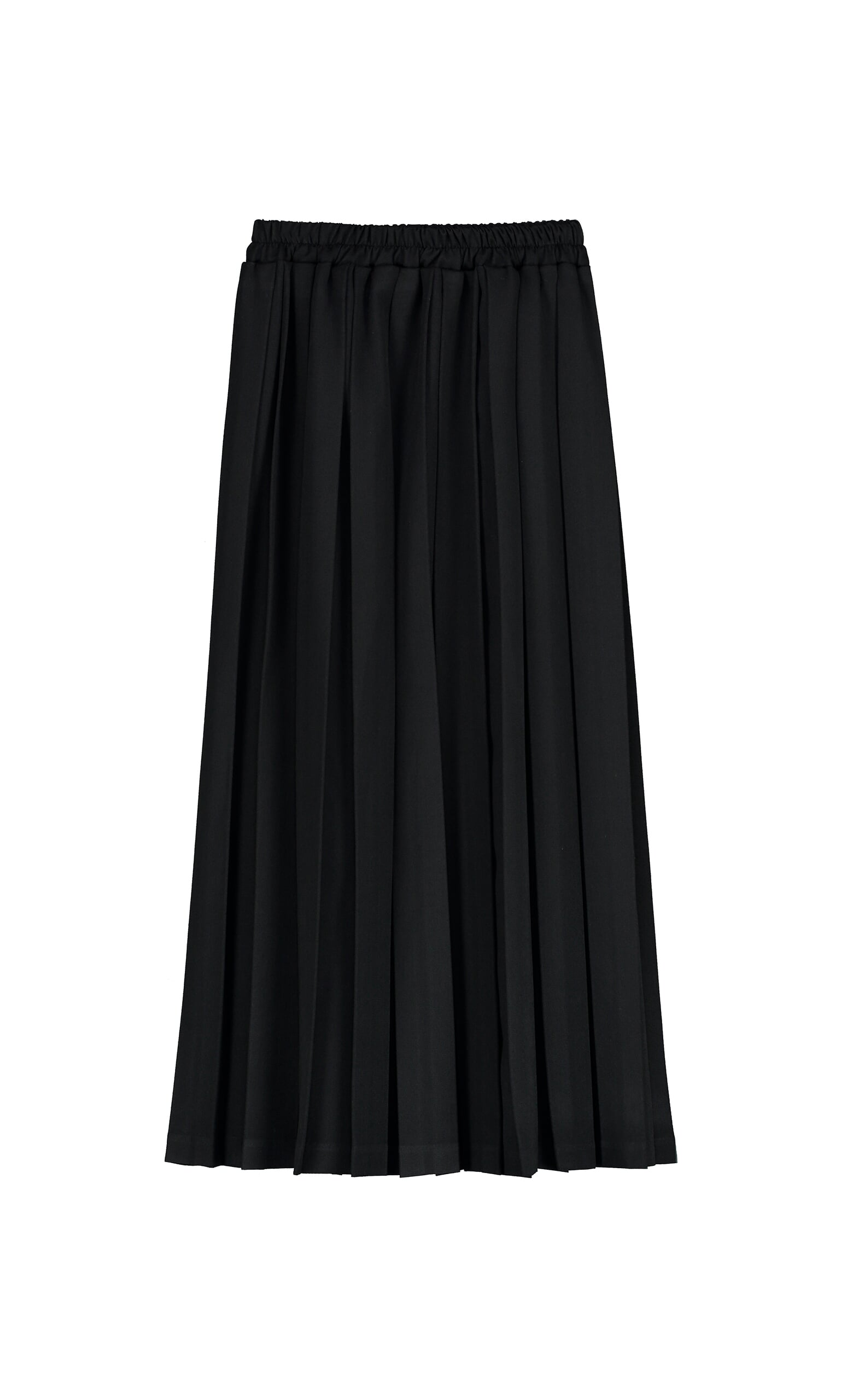 Black pleated deals skirt for sale