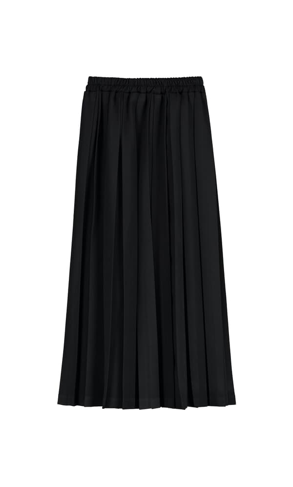 Black pleated skirt 