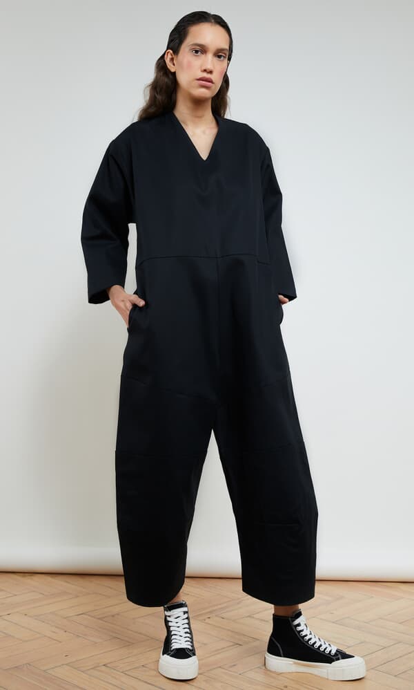 Blackish overalls - long sleeve 
