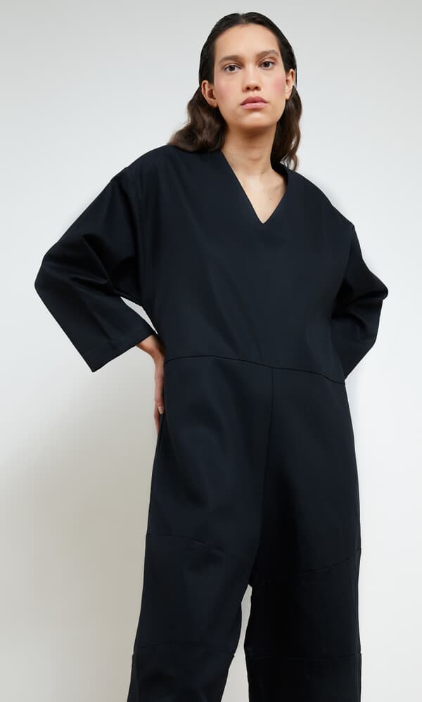Blackish overalls - long sleeve 