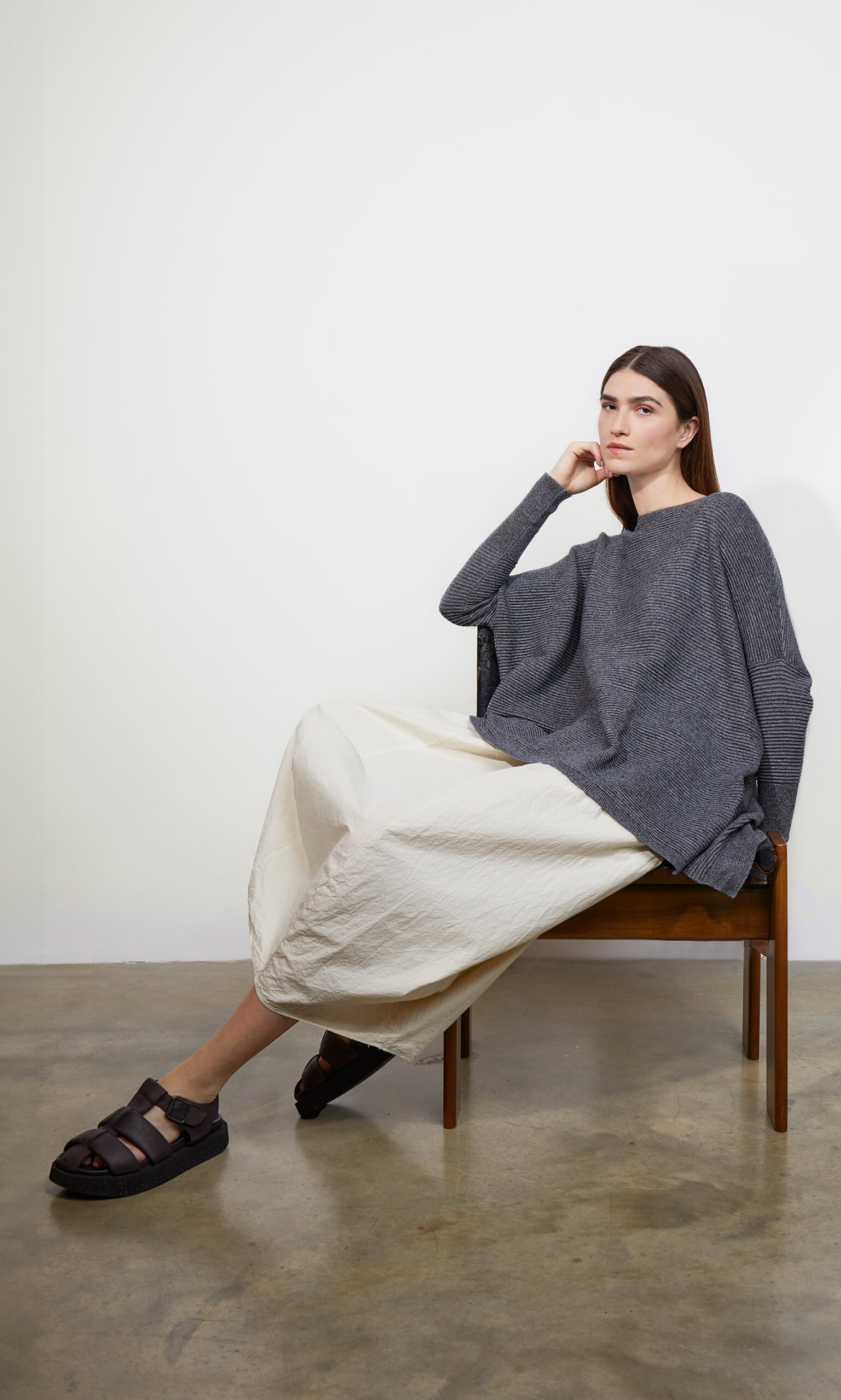 Jack Sweater - Grey Marl Twist 