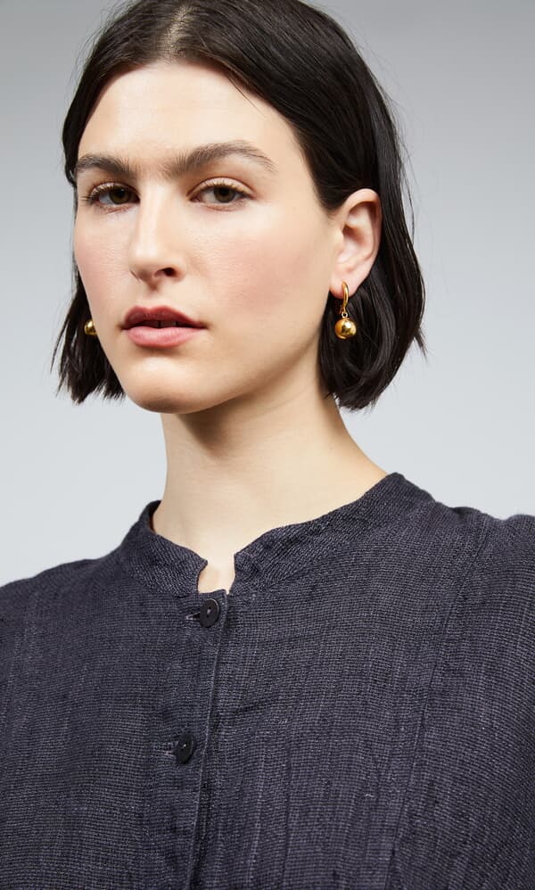 Gold drop earrings