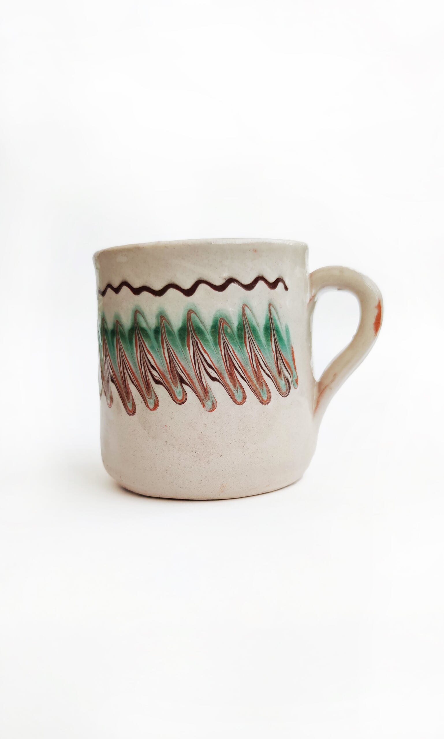 Ecru glazed mug