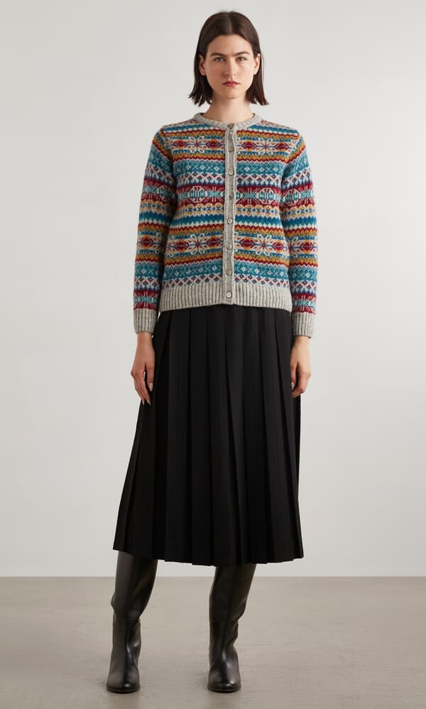 Dundee Fair Isle cardigan 