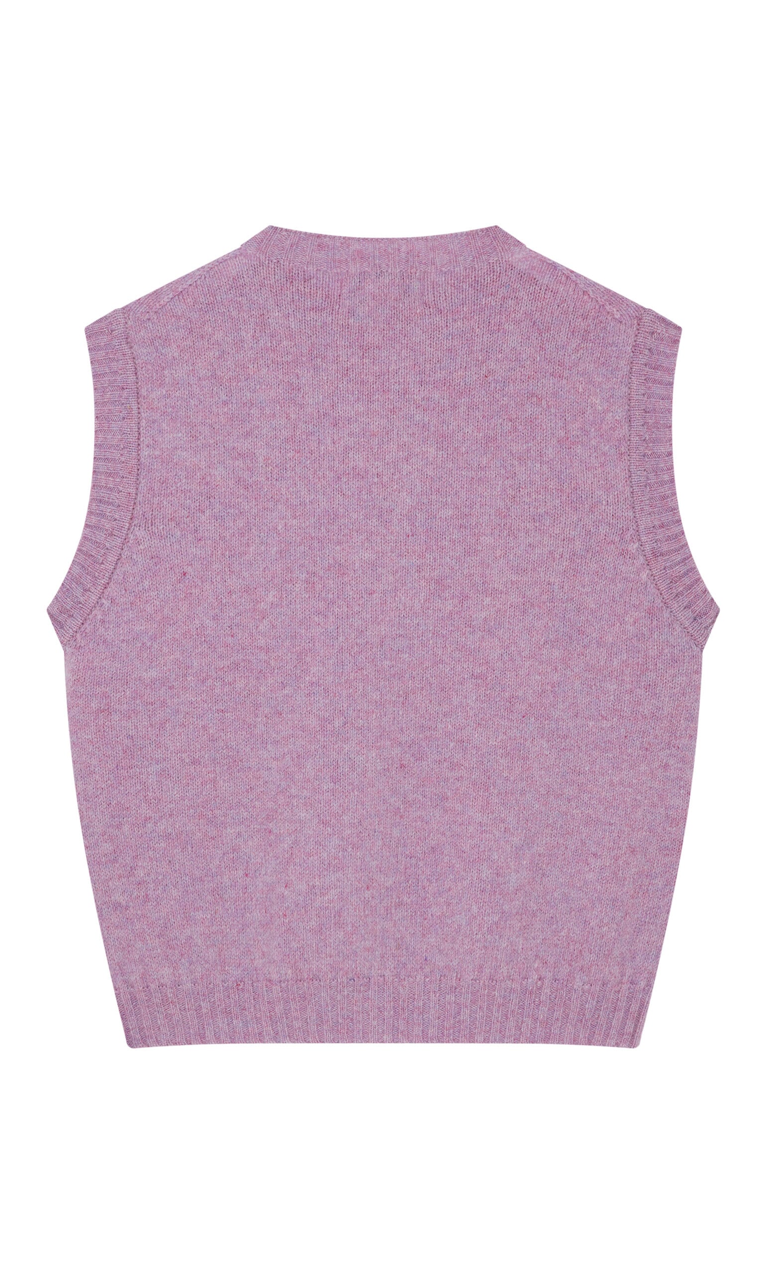 Heather knitted vest