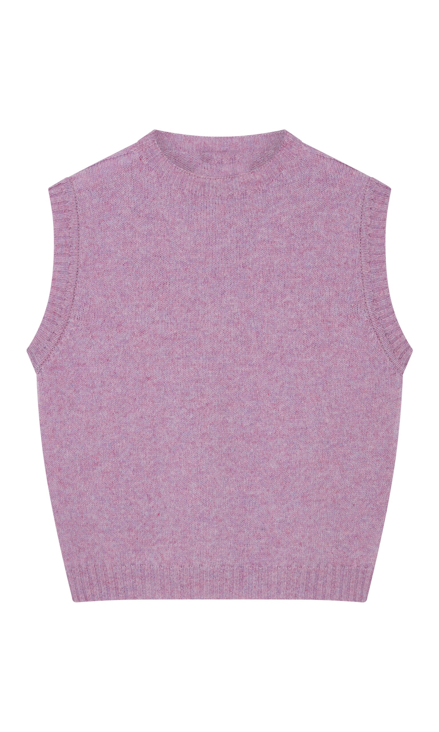 Heather knitted vest