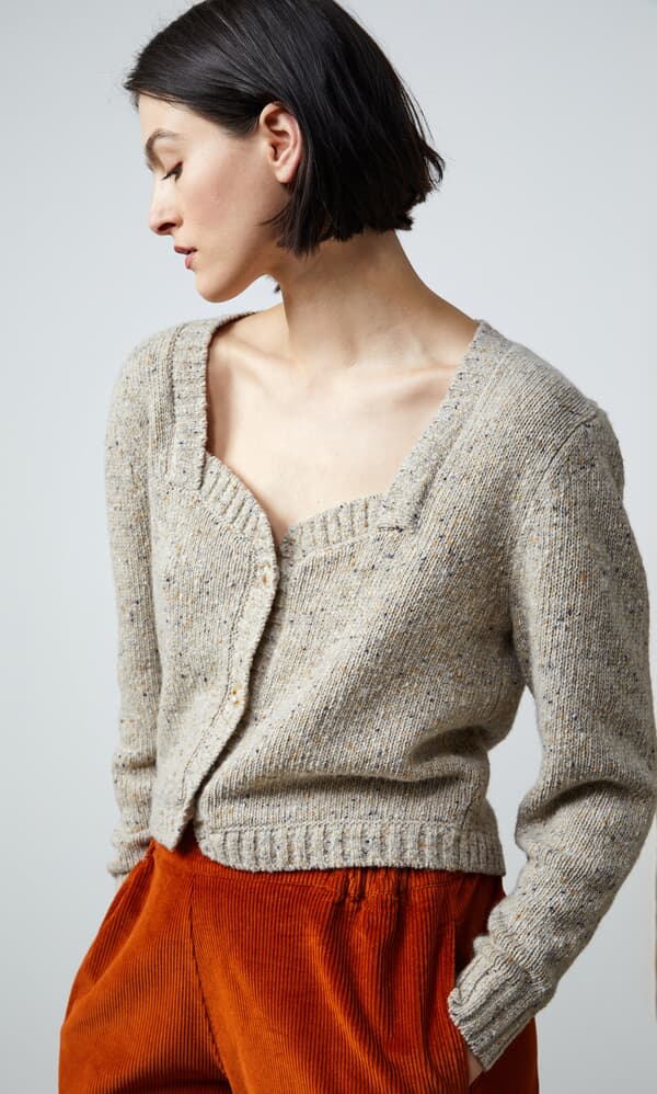 Alpine cardigan - oat