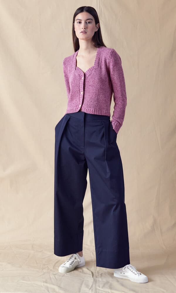 Alpine cardigan - rose