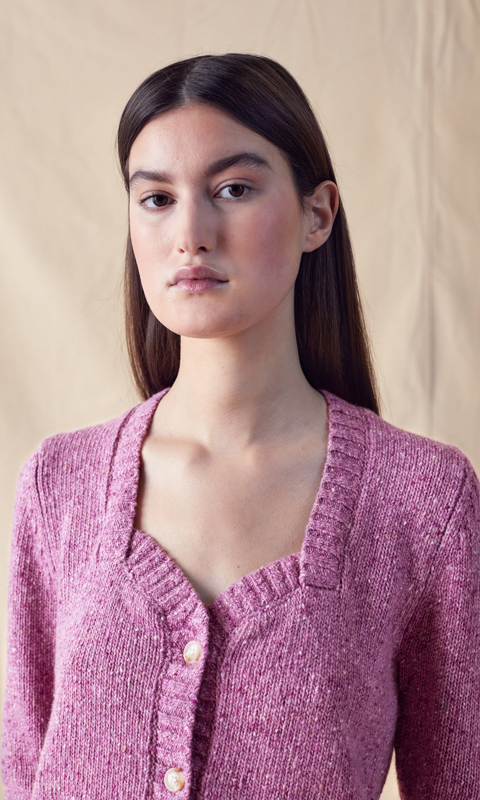 Alpine cardigan - rose