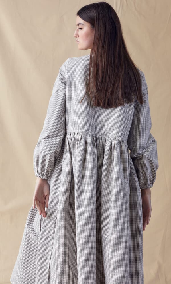 Korean dress - gingham