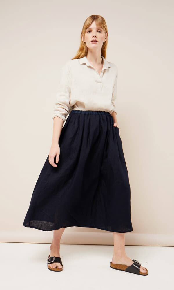 Studio linen skirt 